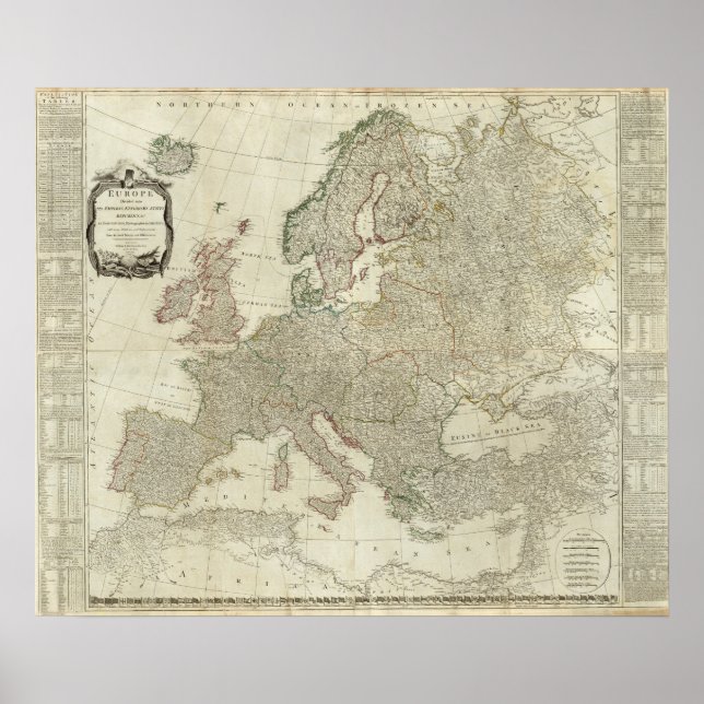 Pôster Europa composta 2 (Frente)