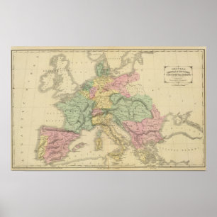 Poster Europa continental