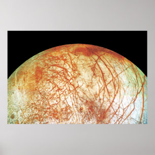 Pôster Europa da lua de Jupiter