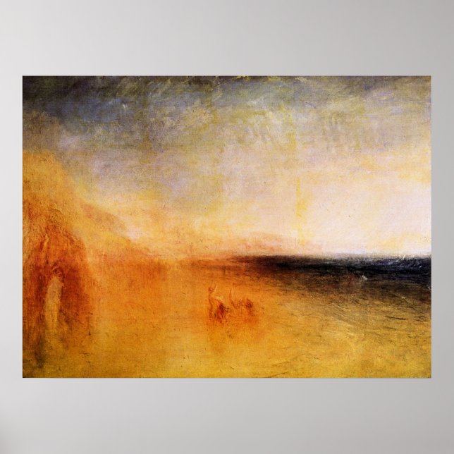 Poster Europa e o touro de Joseph Mallord Turner (Frente)