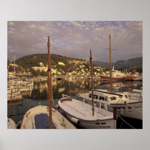 Poster Europa, Espanha, Baleares, Maiorca, Port de