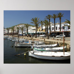 Pôster Europa, Espanha, Minorca (também conhecida por Me