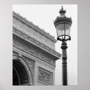 Pôster Europa, França, Paris. Arco do Triunfo e