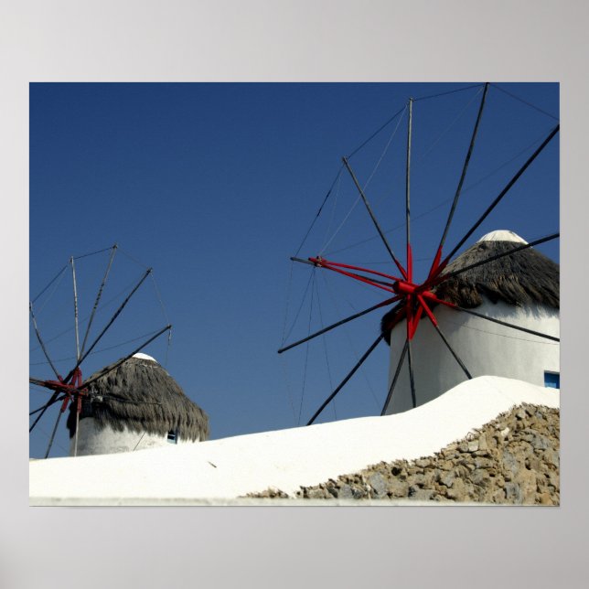 Pôster Europa, Grécia, Mykonos. (Frente)