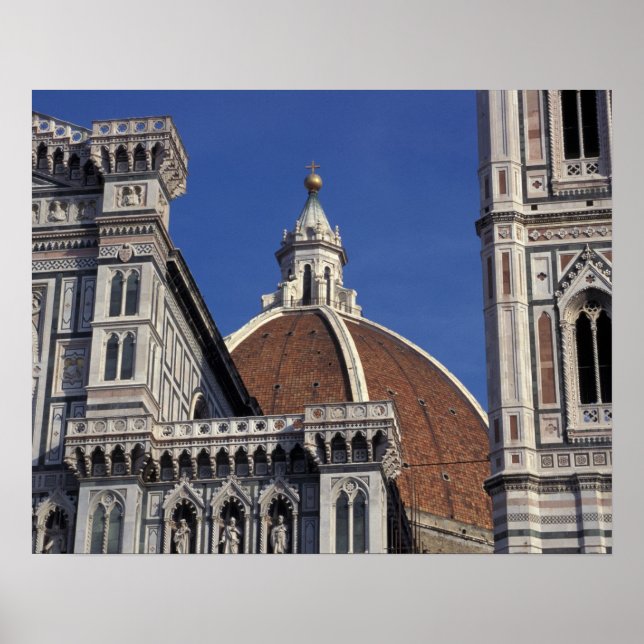 Poster Europa, Itália, Florença. Catedral Duomo (Frente)