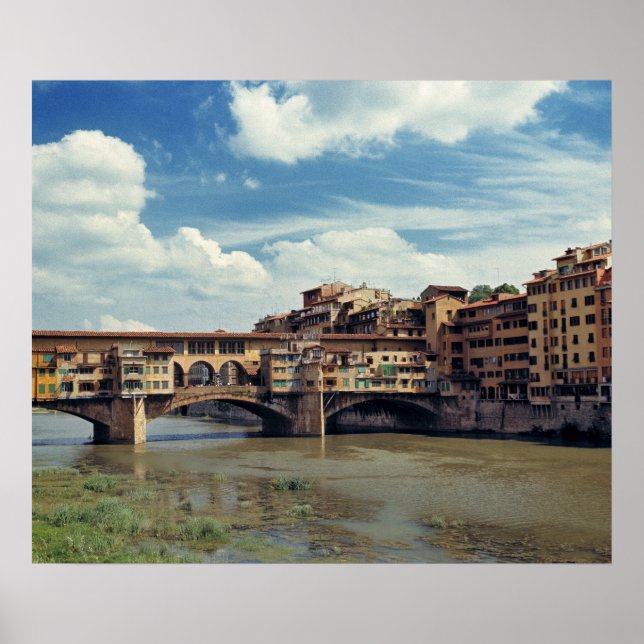 Poster Europa, Itália, Florença. Ponte Vecchio (Frente)