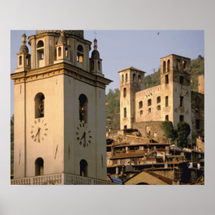 Pôster Europa, Itália, Ligúria, Dolceacqua: Riviera di