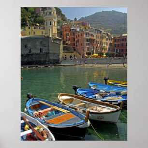 Poster Europa, Itália, região da Ligúria, Cinque Terre, 2