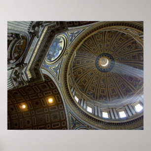 Pôster Europa, Itália, Roma. Rua, Basílica de Peter (ta