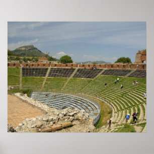 Pôster Europa, Itália, Sicília, Taormina. Século 3 2