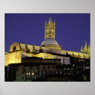 Pôster Europa, Itália, Toscana, Siena. Século XIII