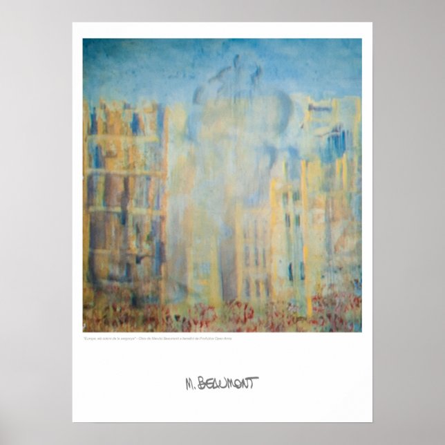 Poster "Europa, los colores de la vergüenza" - Motivo 1 (Frente)