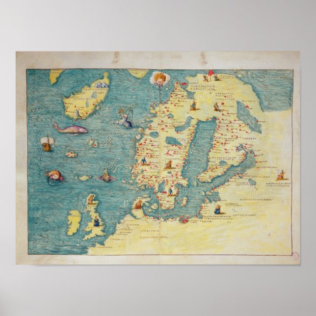Poster Europa norte (Frente)