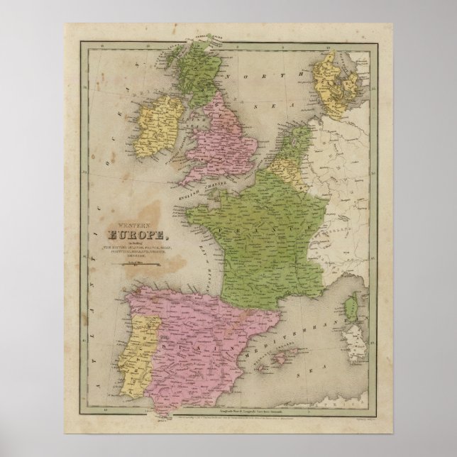 Poster Europa Ocidental (Frente)