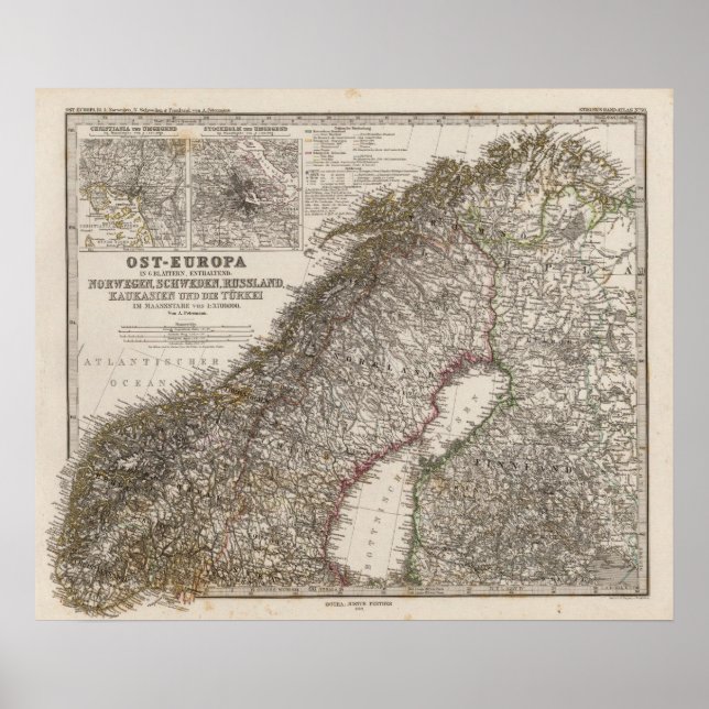 Pôster Europa Oriental, Noruega (Frente)