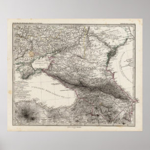 Pôster Europa Oriental, Rússia, Turquia