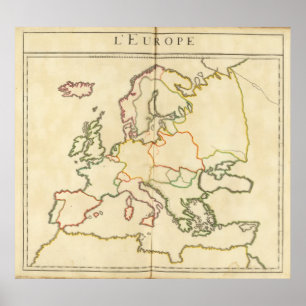 Pôster Europa pela religião
