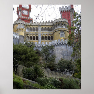Poster Europa, Portugal, Sintra. O Pena Nacional 3