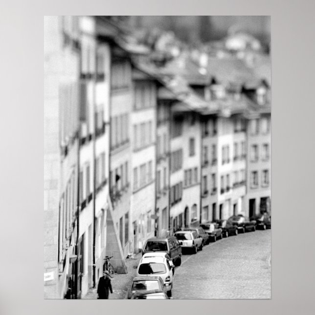 Pôster Europa, Suiça, Berna. Edifícios da Cidade Antiga (Frente)