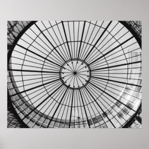 Pôster Europa, Suíça, Zurique. Cúpula de vidro da
