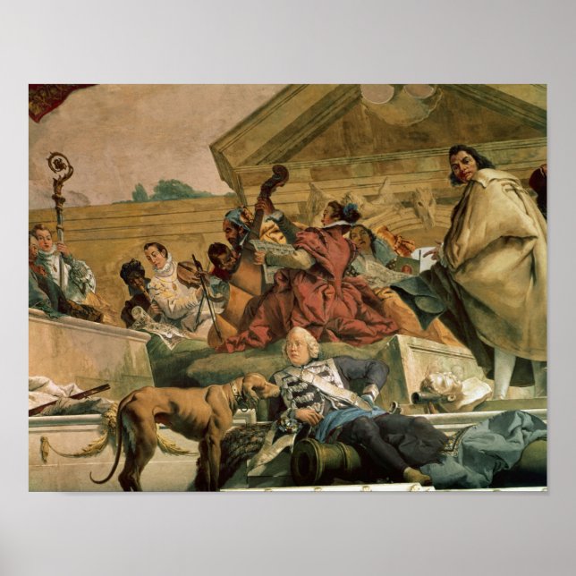 Pôster Europa, um dos quatro continentes (Frente)