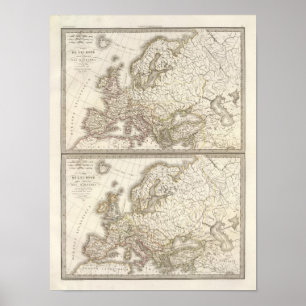 Pôster Europe before barbarian invasions