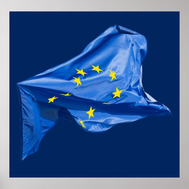 Poster European flag (Frente)
