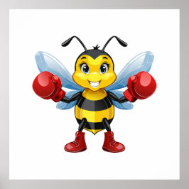 Poster European honey bee