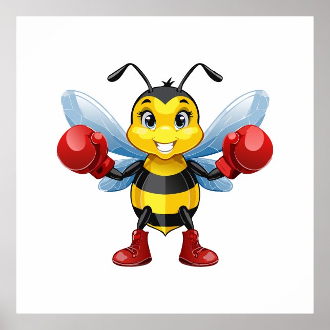 Poster European honey bee (Frente)