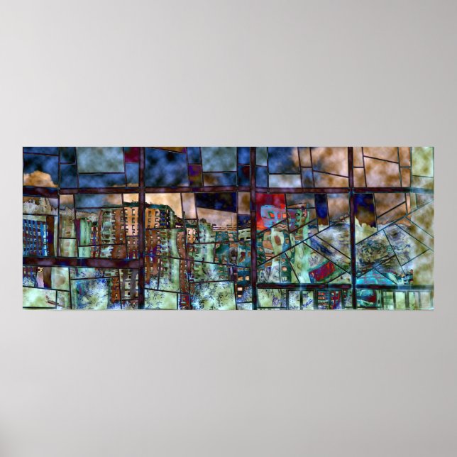 Pôster Euskalduna Abstrato II (Frente)