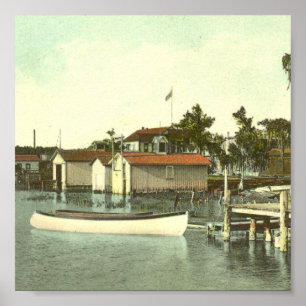 Poster EUSTIS, FL, beira-rio, - 1907