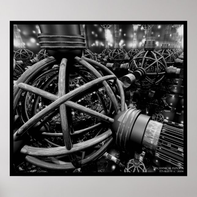 Pôster Eutopia Mecânica (Frente)