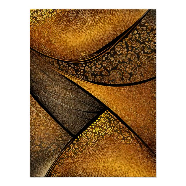 Pôster Eva 1 Abstract Design Poster (Frente)