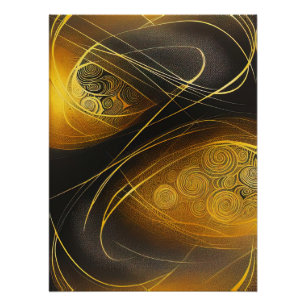 Pôster Eva 3 Abstract Design Poster