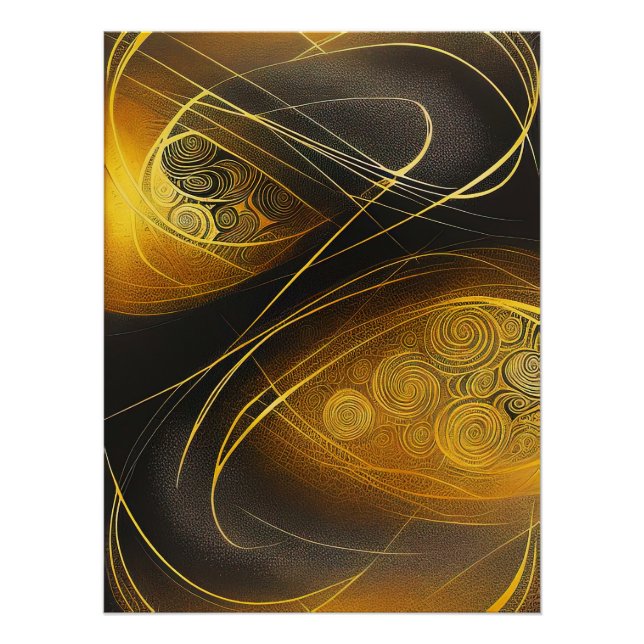 Pôster Eva 3 Abstract Design Poster (Frente)