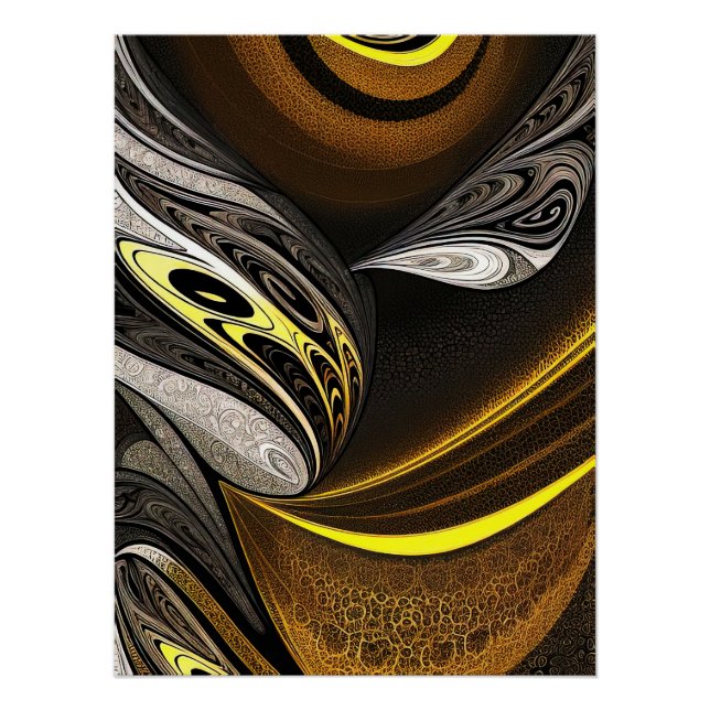 Pôster Eva 5 Abstract Design Poster (Frente)