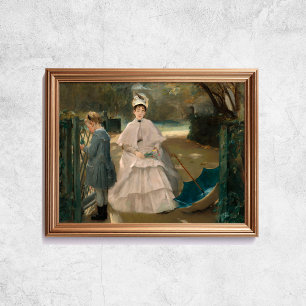 Poster Eva Gonzales Nanny And Child Impressionism Art