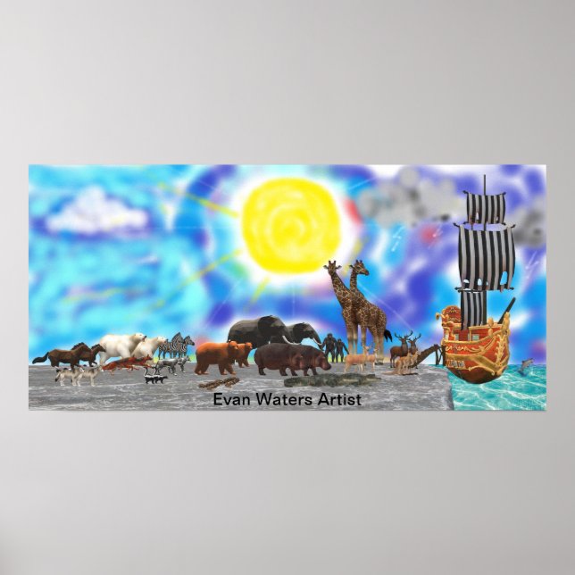 Poster Evan Waters Artist (Frente)