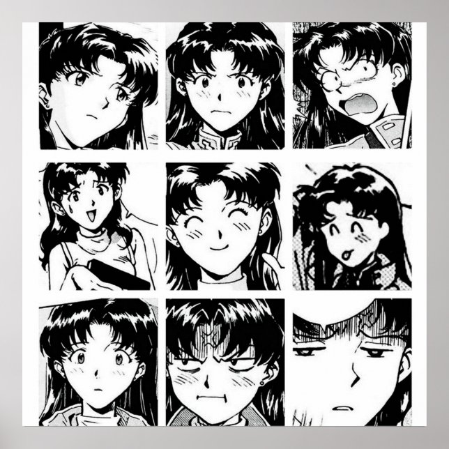 Poster Evangelion Misato (Frente)