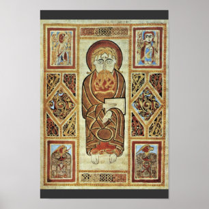 Poster Evangelista e símbolos por Irischer Meister (o