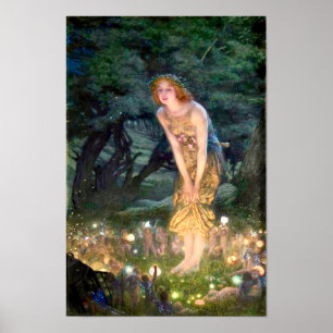 Poster Eve de Verão de Edward Robert Hughes