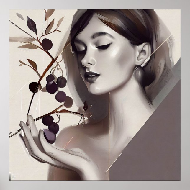 Poster Eve e a fruta proibida, Muro Moderno da Mulher (Frente)