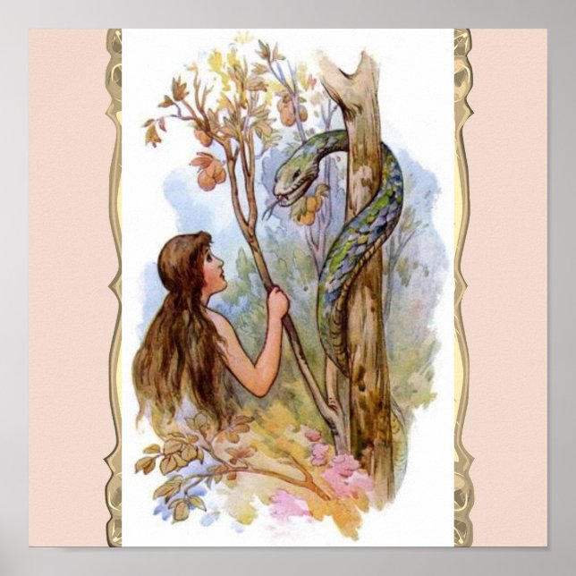 Poster Eve E A Serpente (Frente)