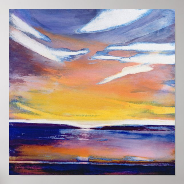 Poster Evening seascape (Frente)