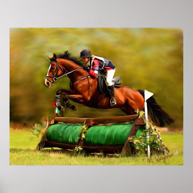 Poster Eventer - Horse Art (Frente)