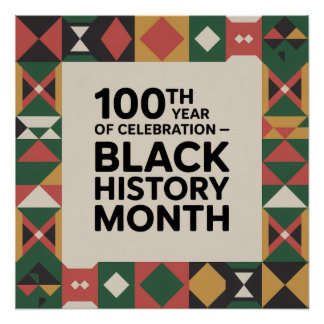 Pôster Evento de Celebração do Mês da História Negra
