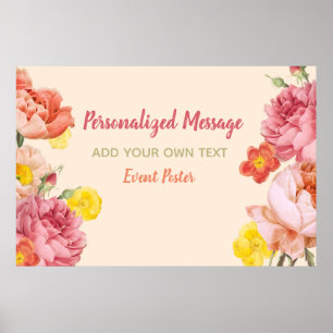 Poster Evento Floral