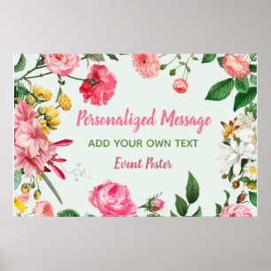 Poster Evento Floral