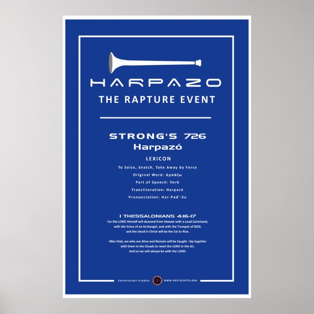 Poster Evento Harpazo Rapture (Frente)