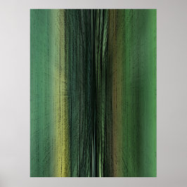 Poster Evento Horizonte 6711 - Abstrato Verde